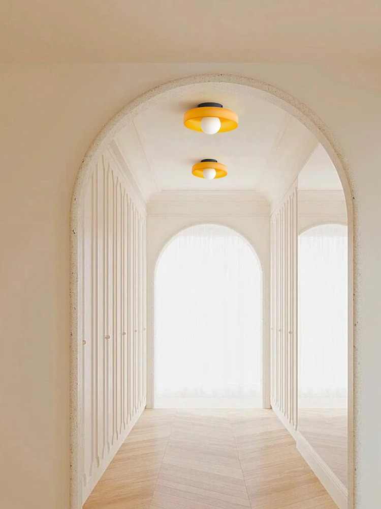 Plafoniera moderna in vetro vintage, corridoio, corridoio, balcone, cucina, corridoio, camera da letto, plafoniera in vetro multicolore