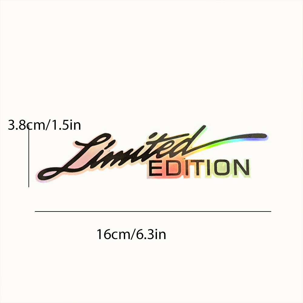 Motorcycle Vinyl Sticker Window Sticker Car-styling LIMITED EDITION Decoration Reflective Laser Decal For Car Accessories