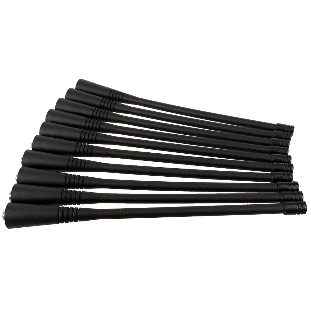 10 Chiếc UHF Mềm Ăng Ten Cho Motorola GP88S/GP88/GP338/GP328/GP3188/GP68/GP340/CP140/HT750/HT1550 Bộ Đàm 2 Chiều Đài Phát Thanh