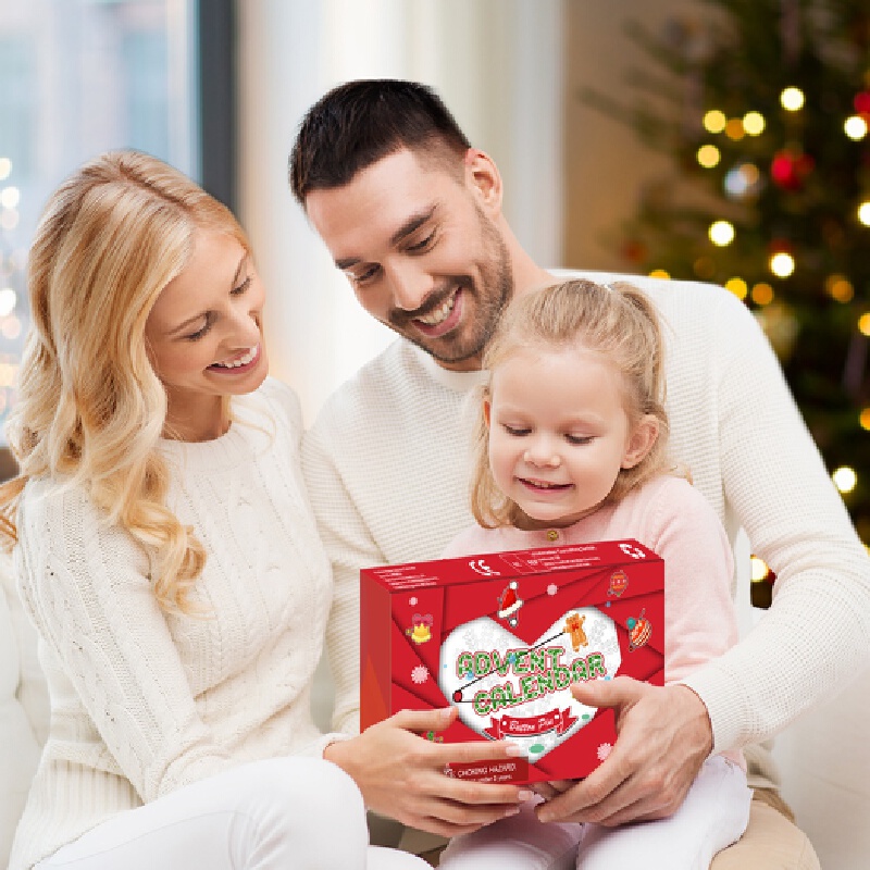 子供のためのデジタルブローチセット,クリスマスプレゼント,ブラインドボックスピン,新着,24日目