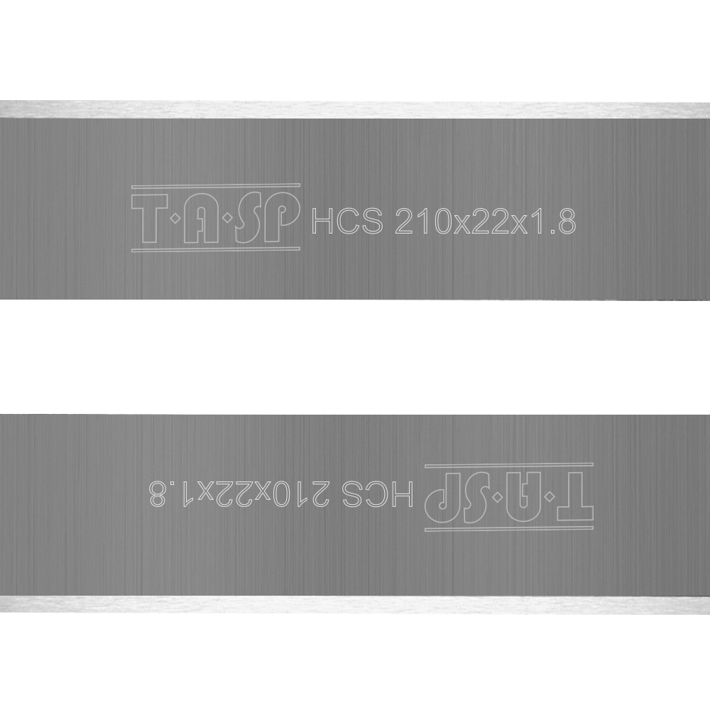 1 paire de lames de raboteuse HCS 210mm, épaisseur 210x22x1.8mm, pièce de rechange pour outils électriques Kity PT8500 Fox Scheppach Bernardo