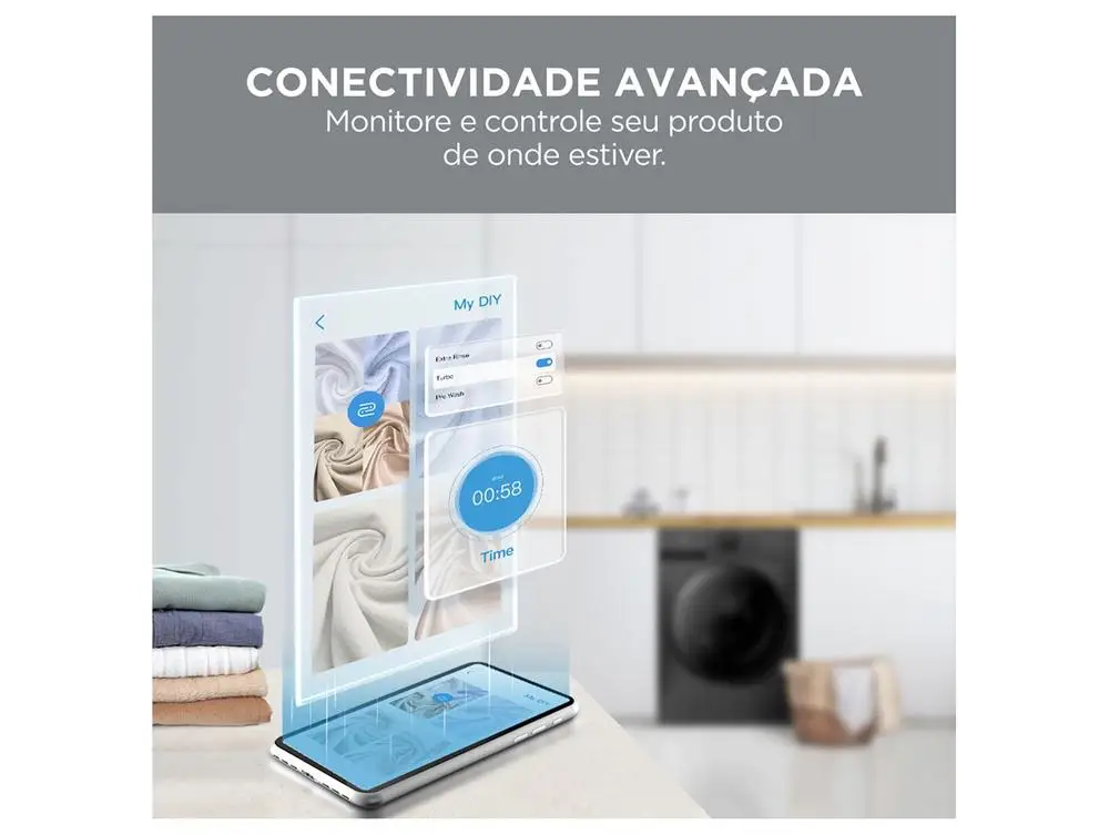 Lava e Seca Midea 11kg Titanium BLDC MF201D110WBGK01 - 110V
