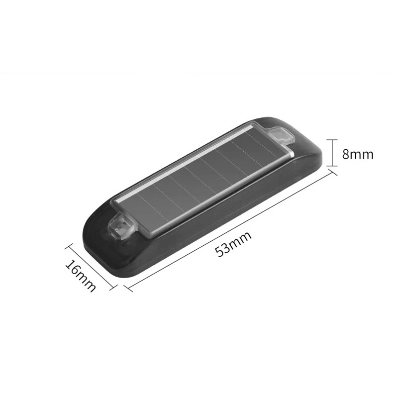 Solar warning light car rear collision prevention free breathing light motorcycl Electric vehicle bicycle LED tail flashing ligh