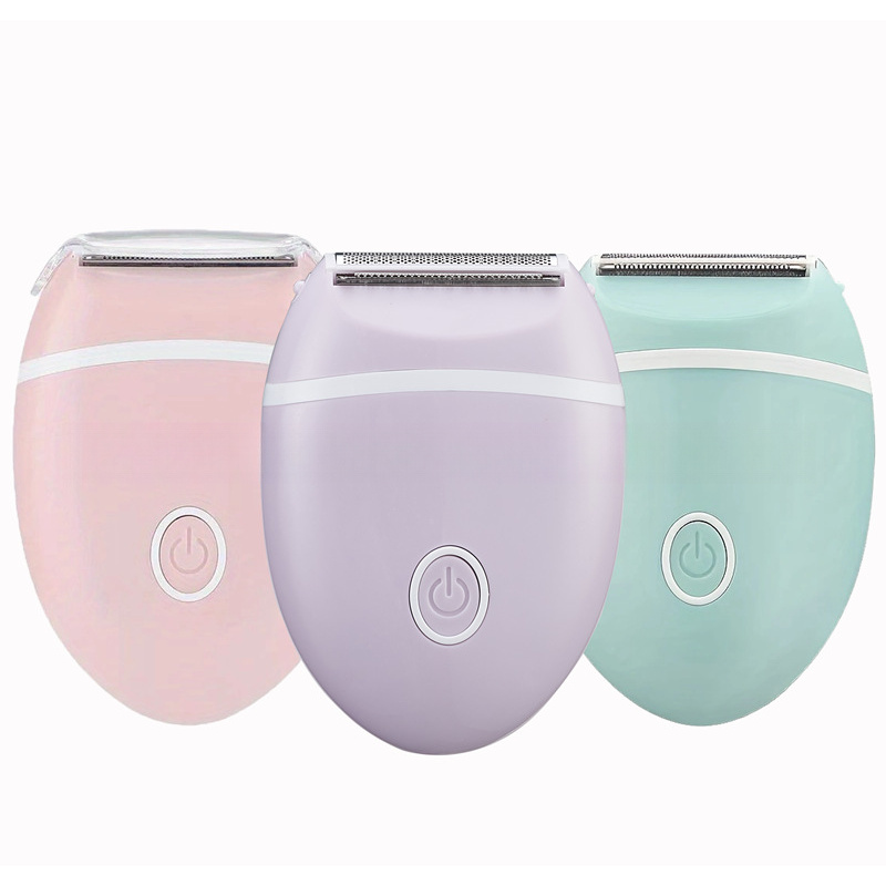 Mini rasoio elettrico per donna Rasatura indolore e sicura dei peli delle gambe/Capelli del braccio/Capelli sotto le ascelle/Tagliacapelli per area intima Esclusivo da donna