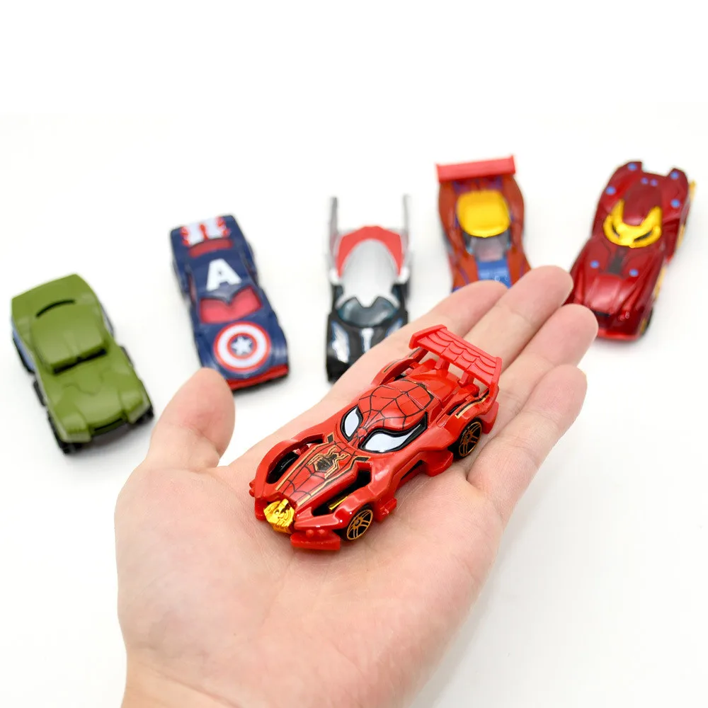 Hợp Kim Disney Avengers Xe Batmobile Đội Trưởng Mỹ Hulk Iron Man Người Nhện Nhân Vật Hành Động Đua Đồ Chơi Cho Bé Trai Tặng