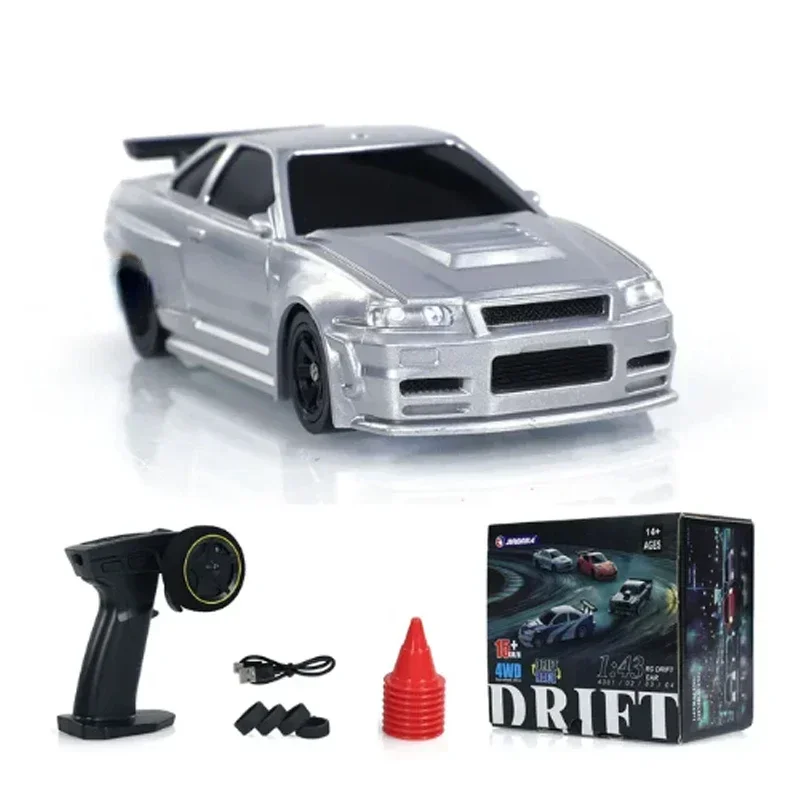 JIABAILE 4301/02/03/04 RTR 1/43 2.4G 4WD Drift RC Auto Mini Race Radio controle Hoge Snelheid Motor on-Road Racing Voertuig Model Speelgoed