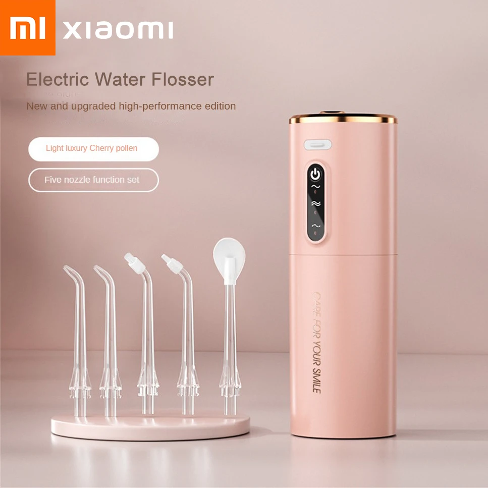 Xiaomi-irrigador Oral portátil IPX7, irrigador Dental recargable, resistente al agua, 3 modos, limpiador de dientes, chorro de agua Dental de 280ML