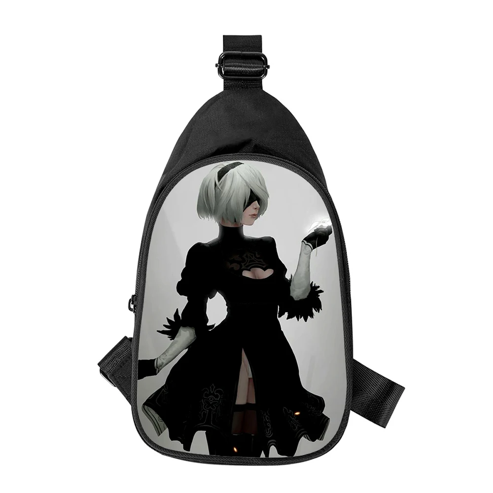 Мужская и женская сумка-Кроссбоди с 3D-принтом Nier Automata 2b two B