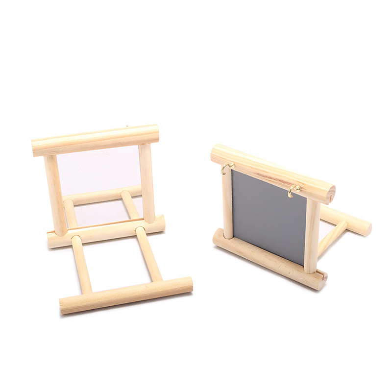 Juguete de espejo para pájaros con soporte de percha para loros, periquitos, cacatúas, Conure, Finch, Lovebird, arara canaria, cacatúa de Amazon