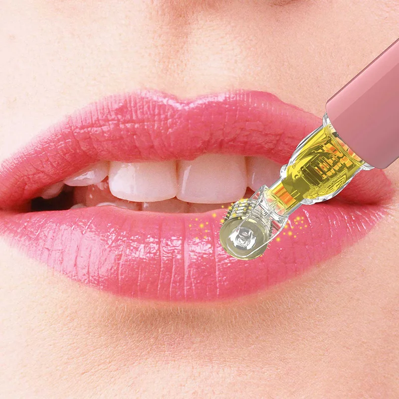 Derma Roller Titan Nadelroller, Lippenroller, Bartwachstumsroller, Barthaarwachstumsroller, Bartbehandlung und Serumapplikation
