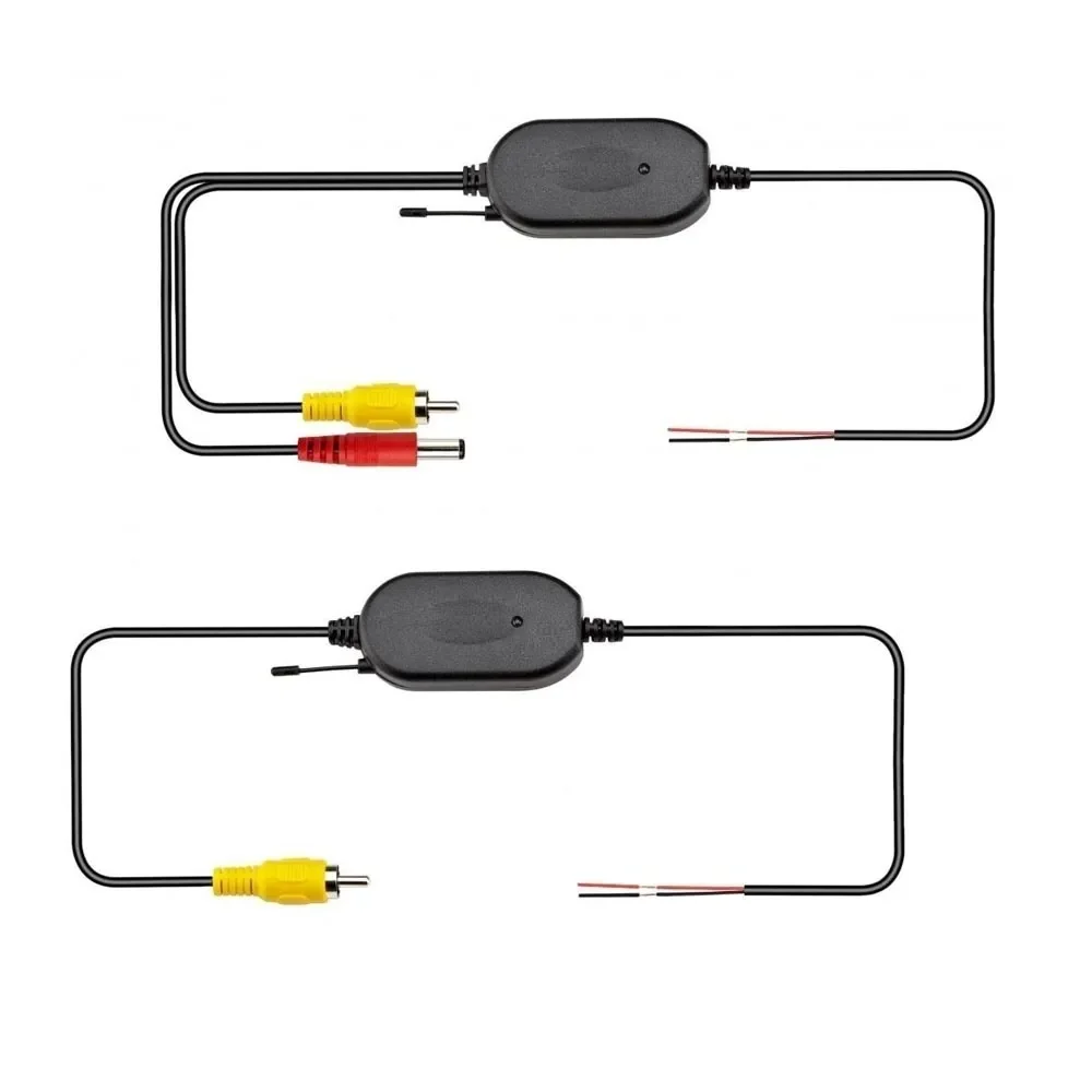 2.4G Transmissor Sem Fio & Receptor para Carro Reversa Rear View Backup Câmera e Monitor Estacionamento Assistência Veículo CAM