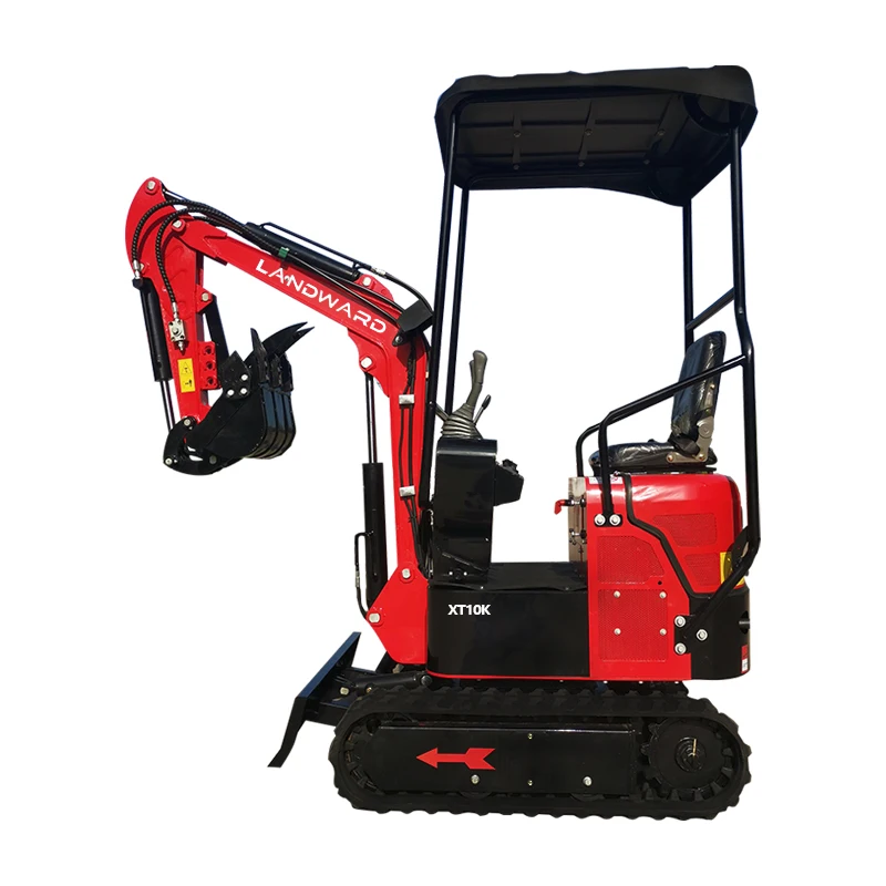 China 1000kg Mini Excavator High Efficiency Hydraulic Small Excavator Crawler Mini Excavator Factory Shipment Can Be Customized