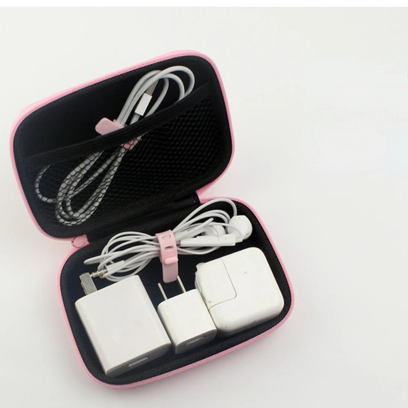 Портативный органайзер для наушников, с рисунком