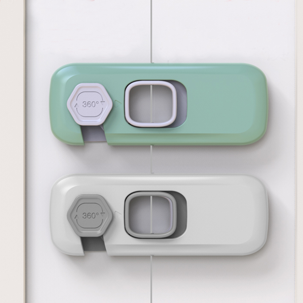 Home Refrigerator Freezer Cabinet Drawer Child Safety Lock Closing Buckle Door Locks Housing Safety