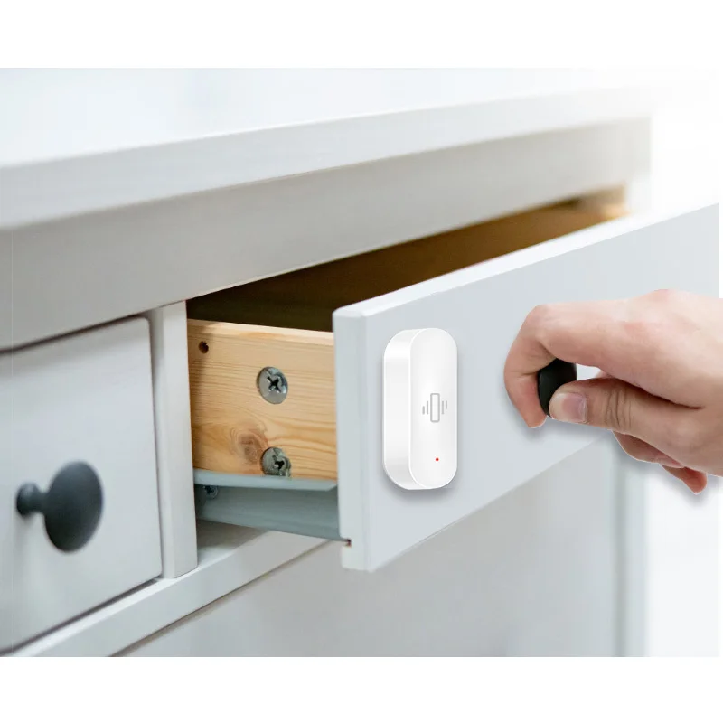 Tuya Smart Home WiFi Trillingssensor Detectie Smart Life APP Melding Real-Time Motion Shock Alarm Geschiedenis Recordbeveiliging