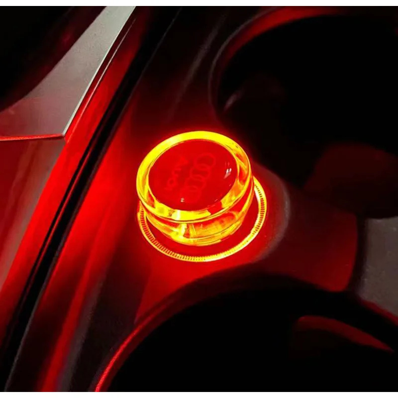Cubierta de encendedor de cigarrillos de coche, Protector de botón, tapa antipolvo para Audi A3 A4 B8 8V Q7 S C7 A5 B7 B6 B9 A1 A7 8P Q3 8L TT Mk2 A6 Q5 ﻿