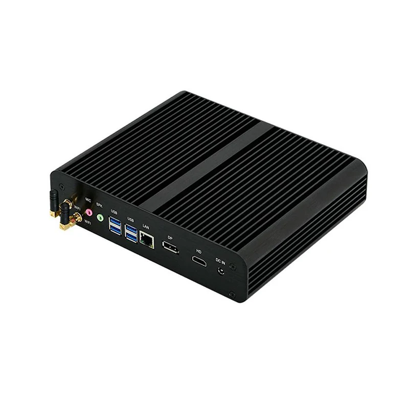 11th Gen Quạt Không Cánh Mini PC Intel Core I7-1165G7 Windows 11 2 * DDR4 M.2 NVMe + Msata + 2.5 ''SATA HTPC NAS HDMI DP