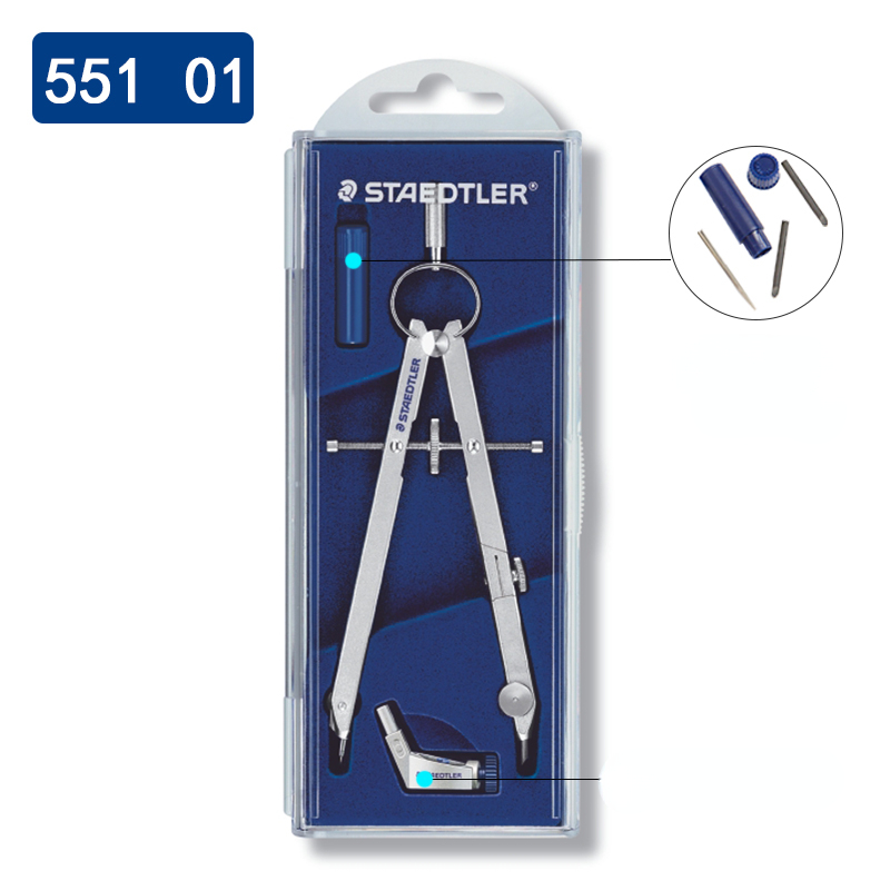 Germania STAEDTLER 551 552 554 CRRC Compass Precision Quick Professional Circle Drawing Engineering Escolar Compa Scolaire Tools