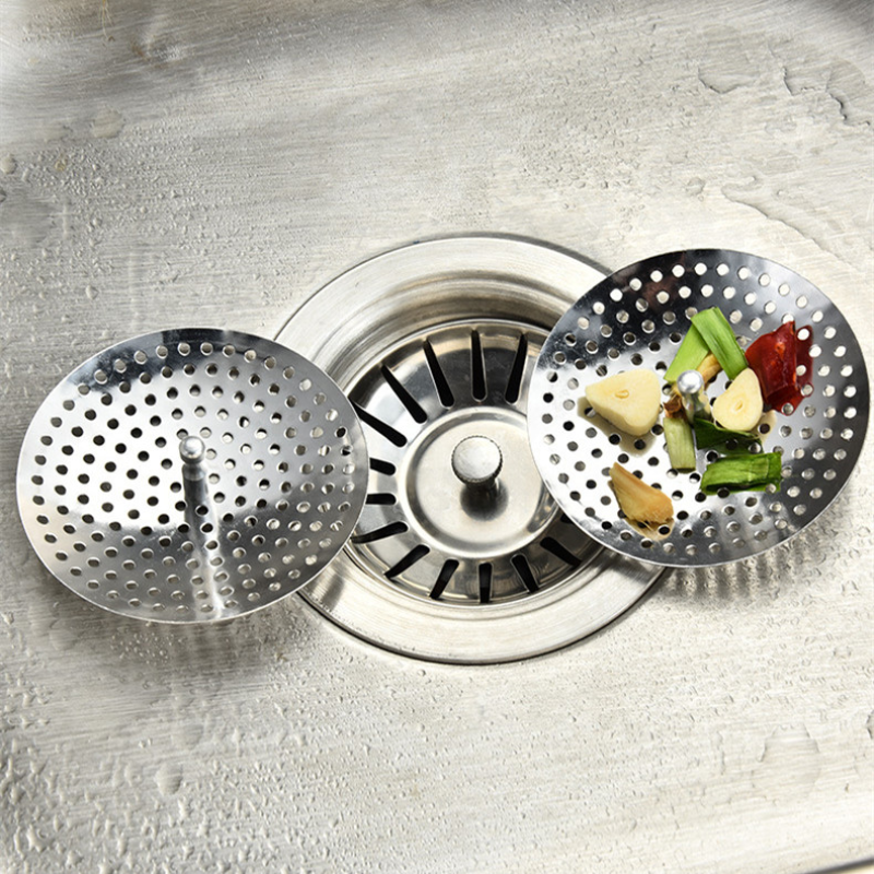 Waschbecken Filter Edelstahl Mesh Leck Bodenablauf Badewanne Haar Catcher Anti-verstopfen Schlacke Sieb für Küche Bad Zubehör