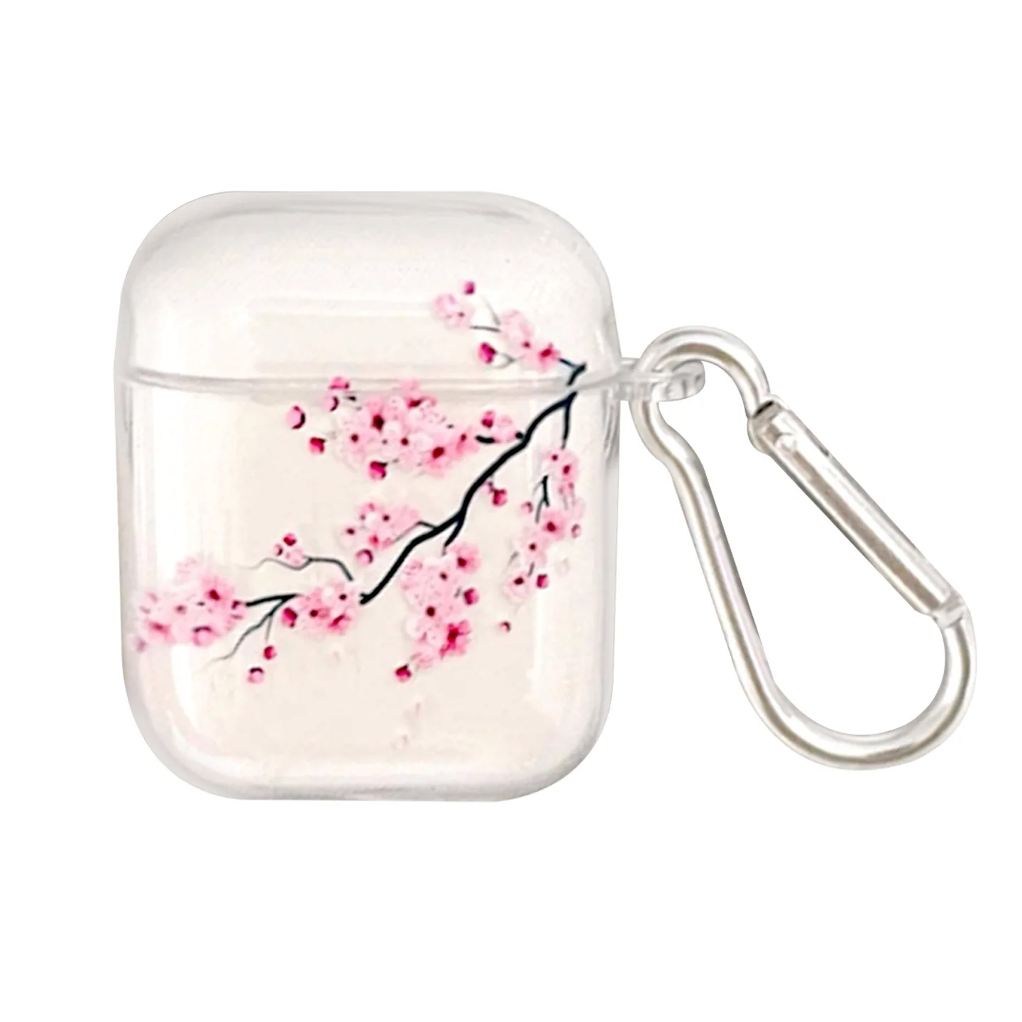 Fundas personalizadas transparentes de TPU Sakura para Airpods pro2nd 4, funda de silicona a la moda para auriculares, funda para AirPods 1/2/3