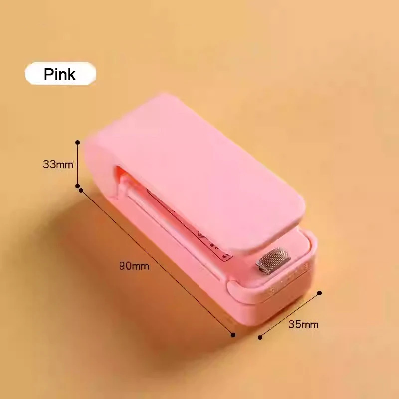 Scelleuse de collations portative de cuisine 1 pièce, scelleuse de sacs en plastique pour la fraîcheur, gadget de cuisine facile à utiliser, emballage de scellage Portable