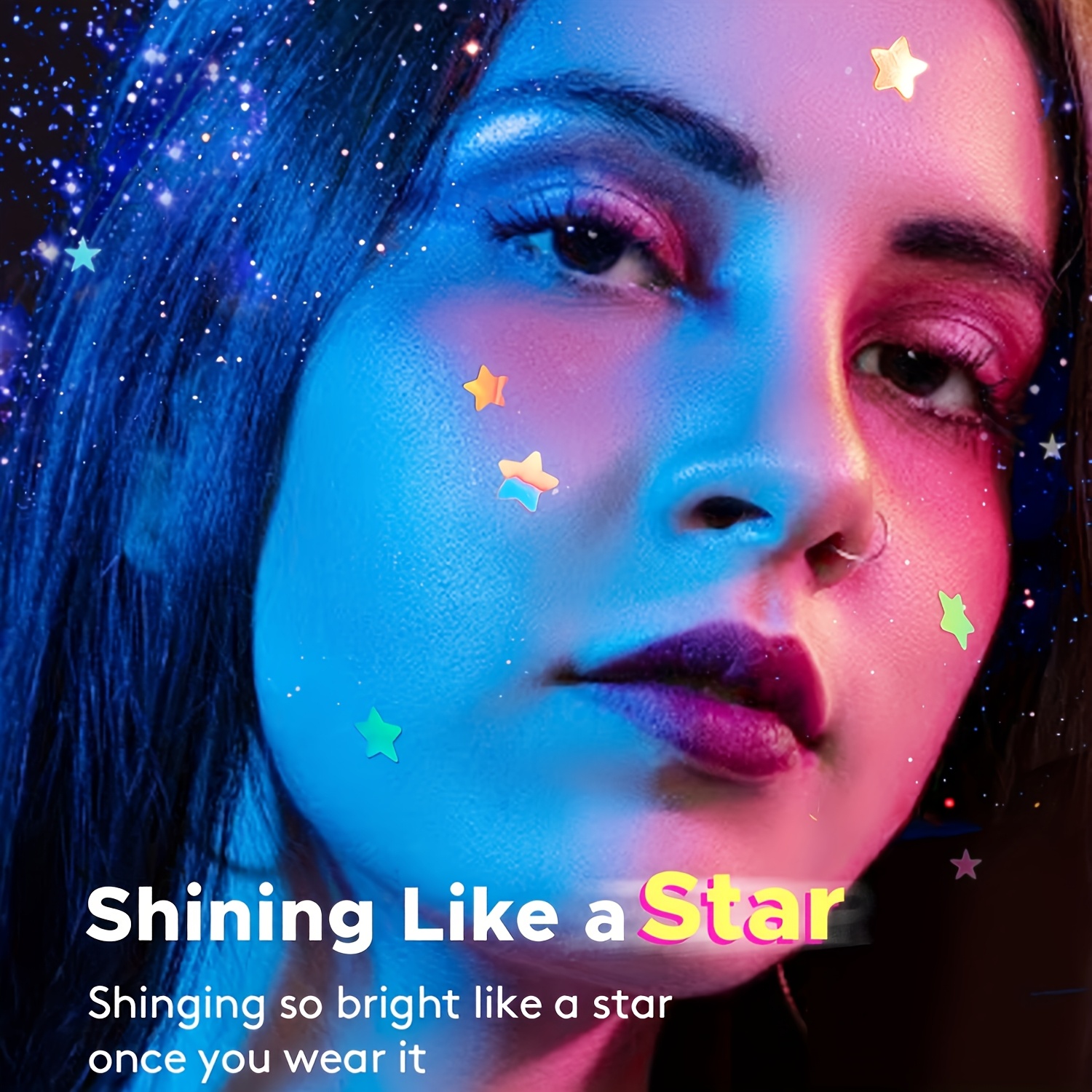 400枚入り HITWORKER アクネスターパッチ - グリッター＆ノーマル、2サイズ、パラベンフリー、ライトベージュ肌用インビジブルアクネパッチカバー