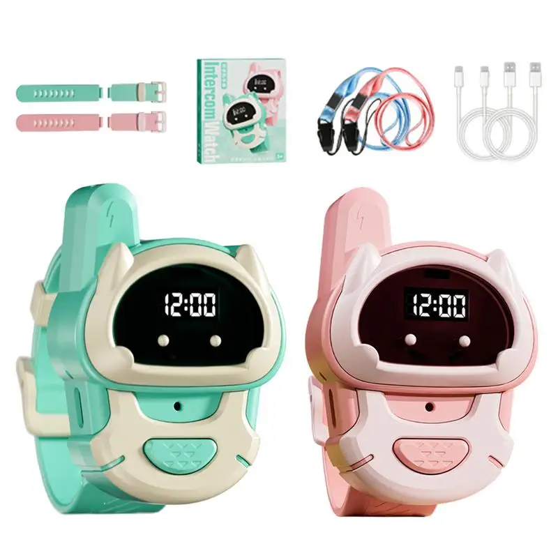 Walkie Talkie de largo alcance para niños, interfono bidireccional, juego al aire libre, Radio bidireccional, Walky Talky Watch, largo alcance