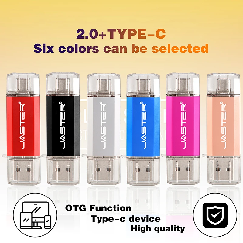 Clé USB OTG 8 go 16 go pour téléphone Android 64 go clé USB 128 go 32 go clé USB type c clé mémoire en métal cle usb
