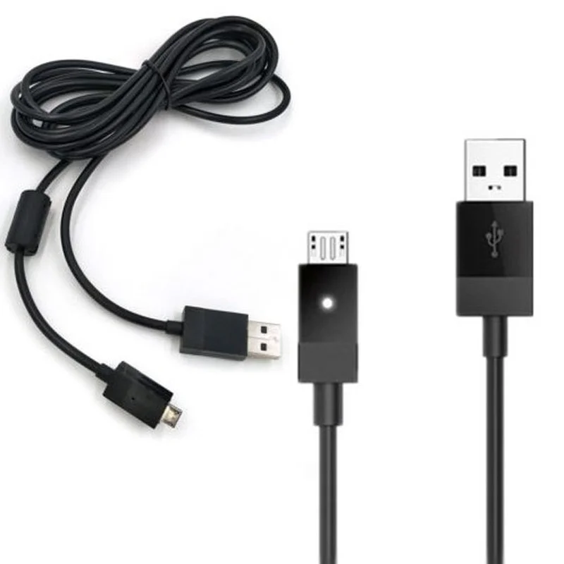 Câble de chargeur Micro USB Extra Long de 2.75M, ligne de cordon de chargement pour Sony Playstation PS4 4, câbles de contrôleur Xbox One