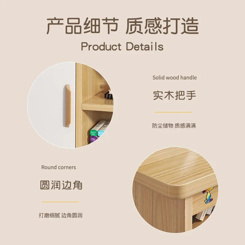 Bureau intégré, bibliothèque, chambre d'étudiant, bureau, simple et moderne