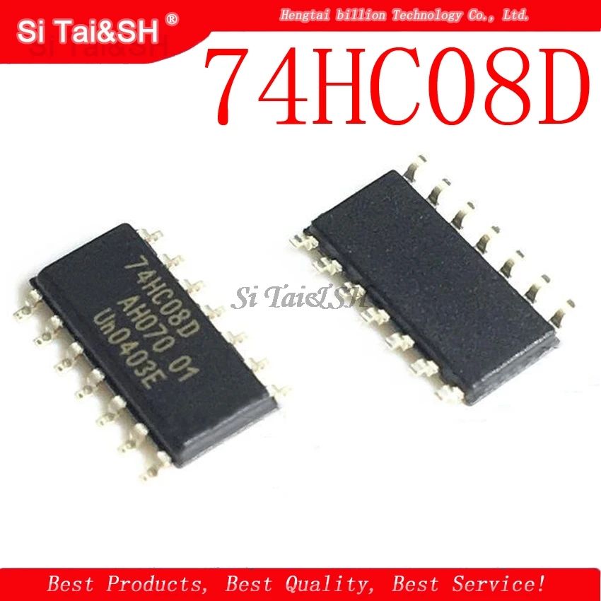 Si Tai & SH 10 unids/lote 74HC08 74HC08D SN74HC08DR SN74HC08D HC08 sistema de datos