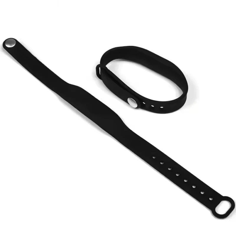 Pulsera impermeable ajustable de silicona NFC NTAG215 RFID