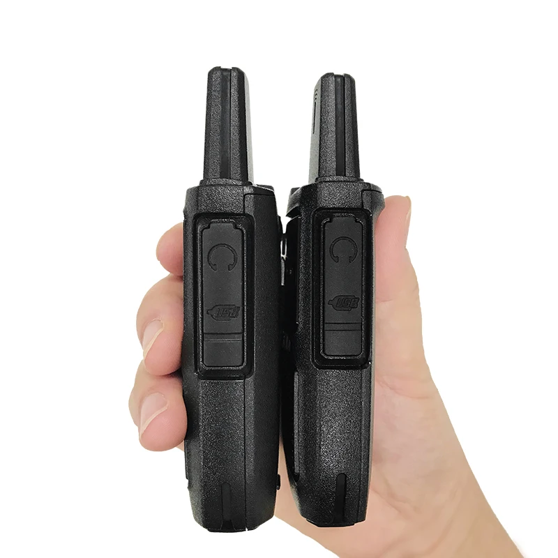 New Anysecu Mini-5 Handheld FM Radio128 Channels UHF 400-520MHz Mini Walkie Talkie