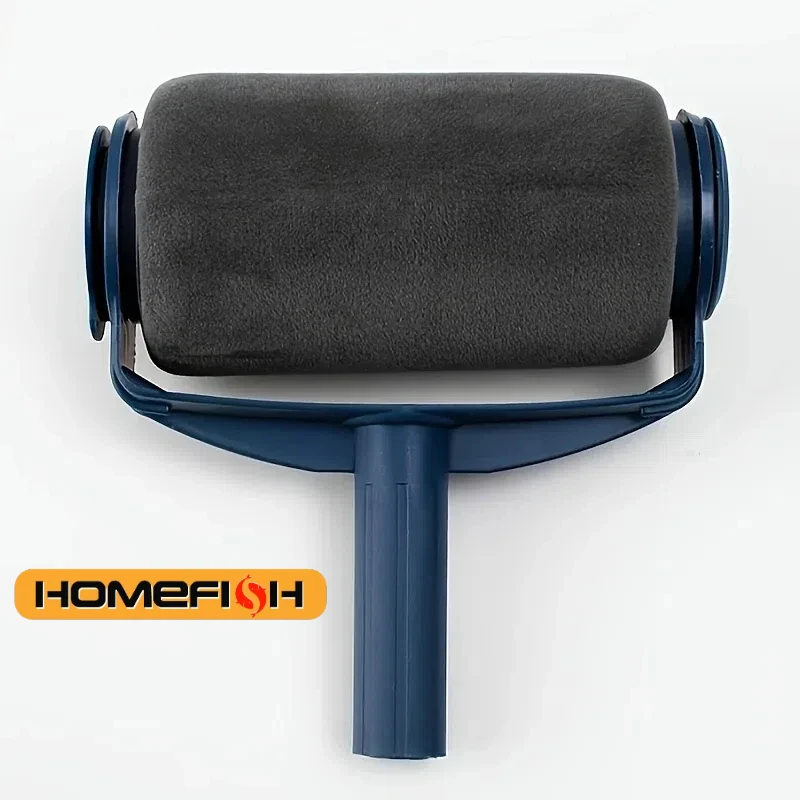 1 pincel de tambor grande autocebante, pincel de pintura de pared para pintura de látex, accesorios de pintura