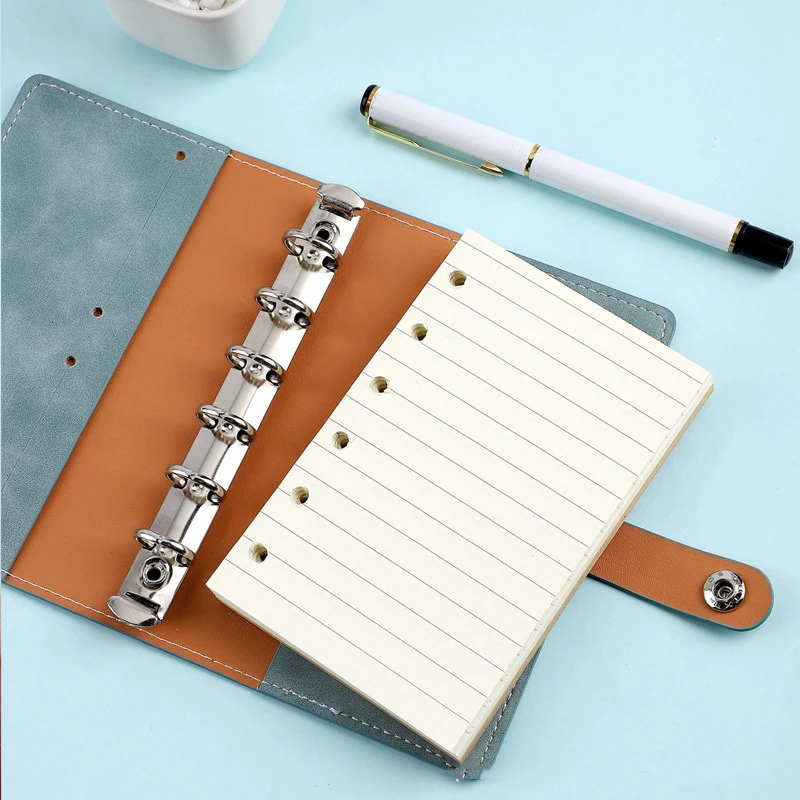 A7 6-hole Loose-leaf Notebook Refill Paper A7 Handbook Inner Page Cute Notebook Loose-leaf Paper Mini Notebooks and Journals