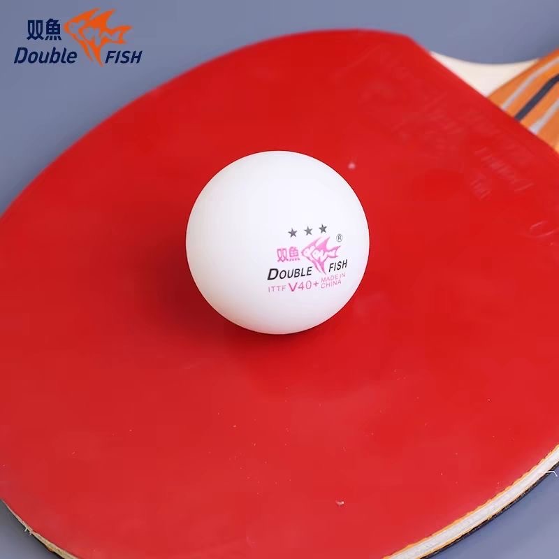 Bola de tênis de mesa dupla peixe wtt 3 estrelas (bola oficial wtt) peixe duplo original bolas de pingue-pongue de 3 estrelas ittf melhorado