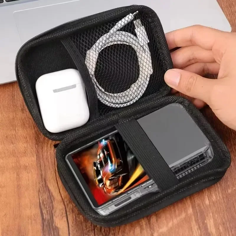 4 IN 1 Glass+Bag for R35S R36S Game Console Travel Carrying Storage Bag & Screen Protector Tempered Glass Film Anti Scratch Case