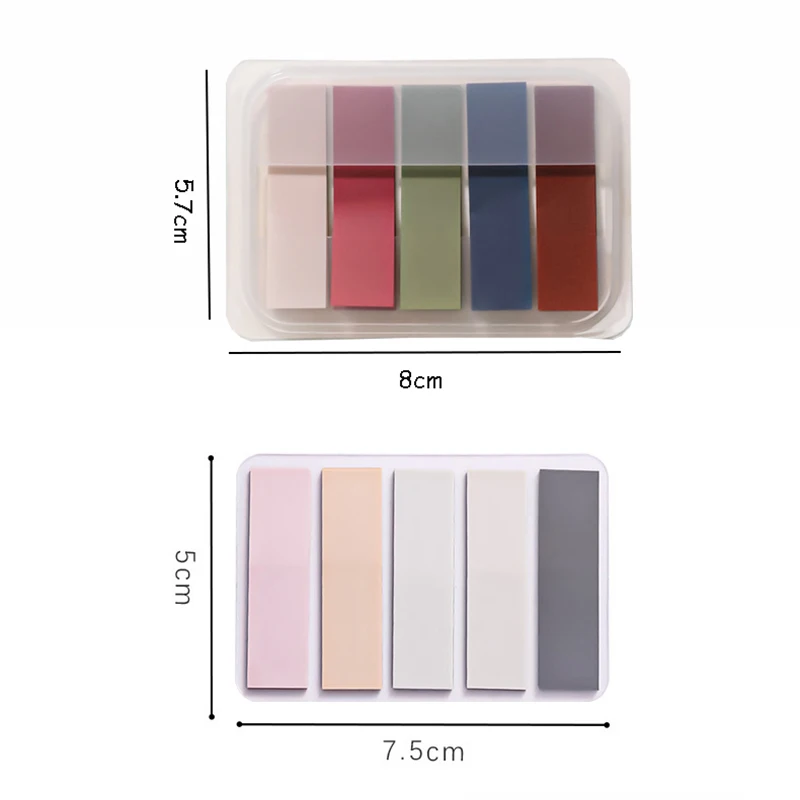 100 Tờ Morandi Màu Giấy Dán Ghi Chú Memo Pad Tự Dính Dấu Ghi Nhớ Miếng Dán Học Đồ Văn Phòng Cung Cấp