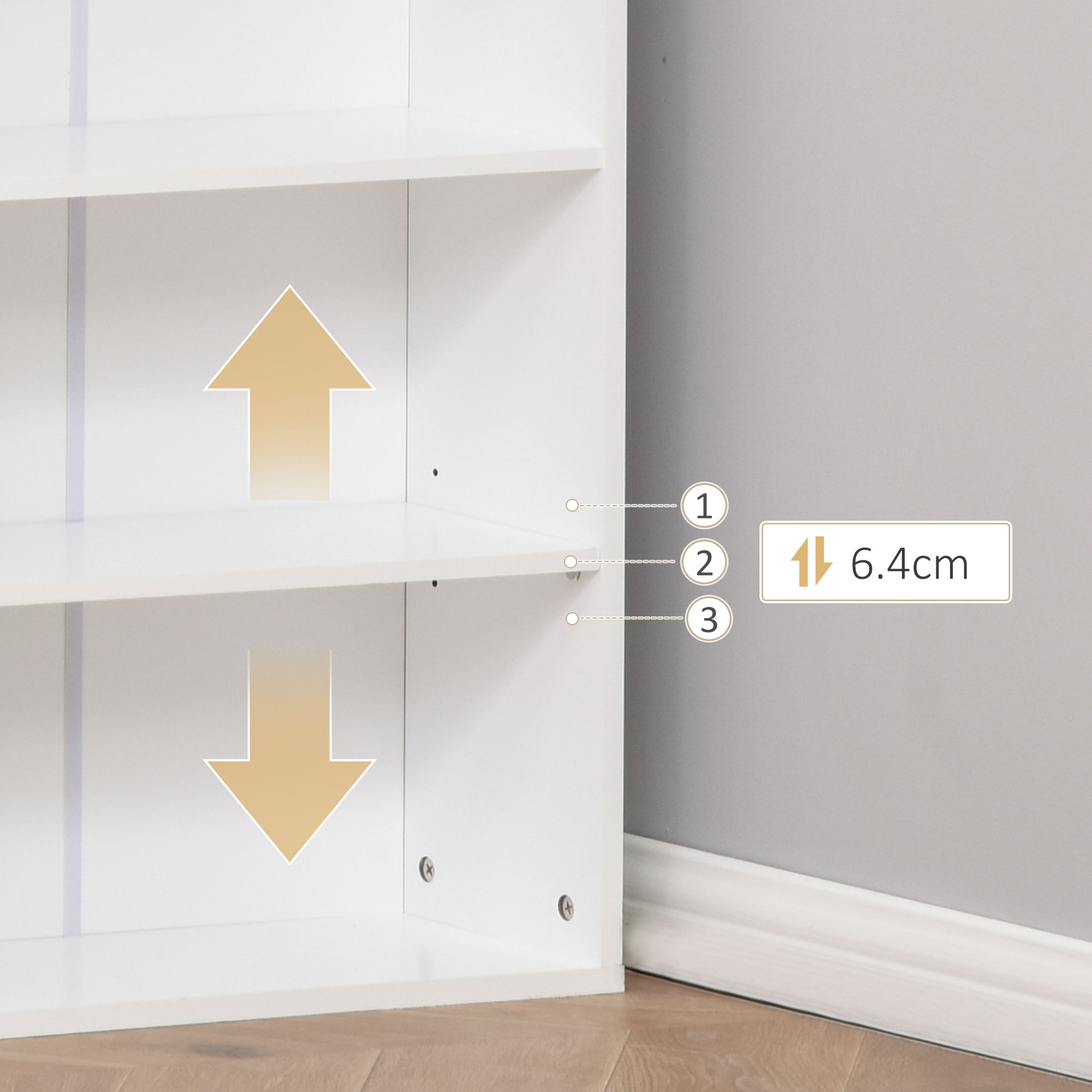 HOMCOM Folding Convertible Desk with Blackboard Multi-function Workstation