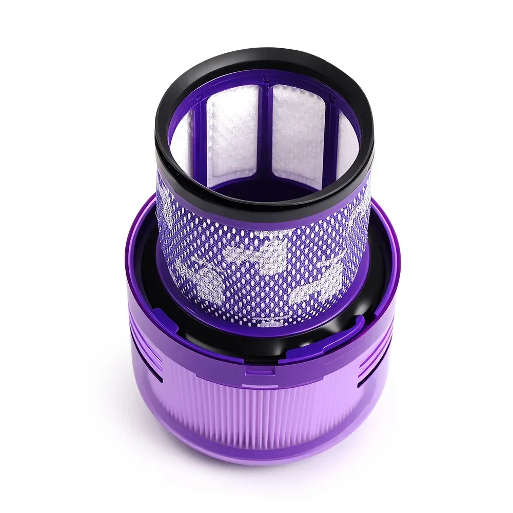 1-8PC Filter with brush For Dyson V11 Animal  V11 Torque Drive V15 Detect Vacuum Cleaner Cleaning Cyclone Rear Filter Spare Part