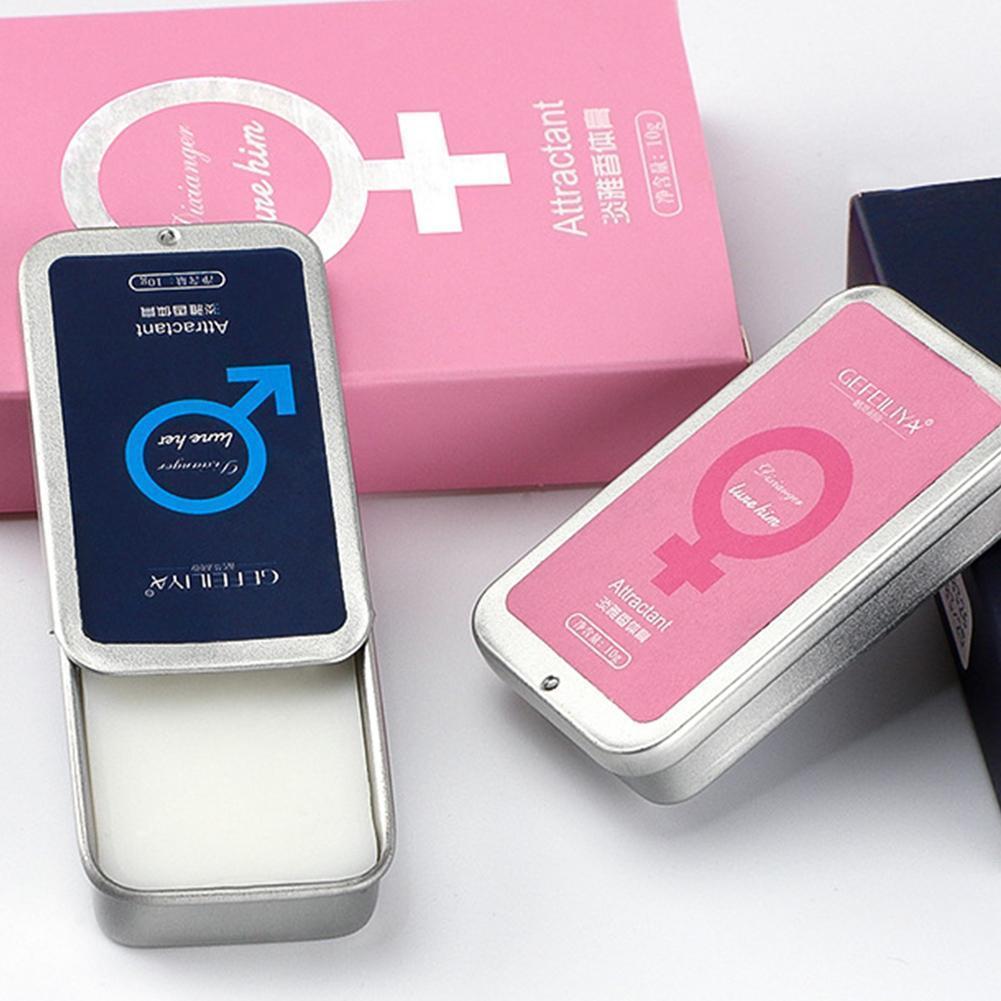 Mulher e homem cuidados com o corpo feromônio perfume bálsamo de longa duração 10g fragrância portátil perfume desodorante fragrância colônia