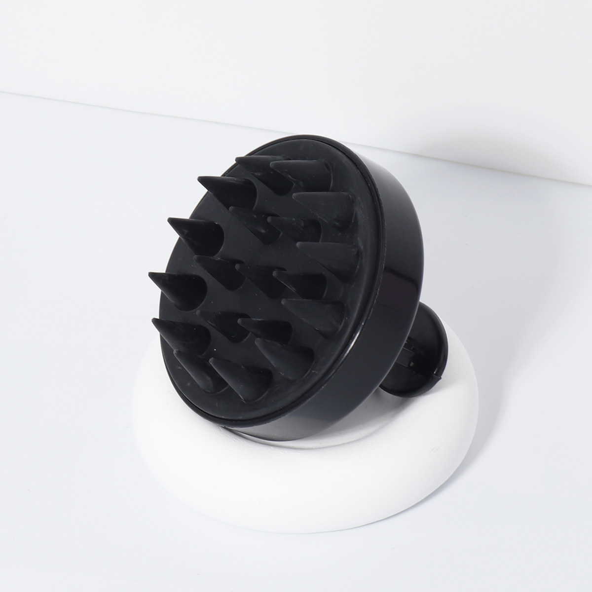 1 pz spazzola per shampoo morbida in silicone pettine per massaggio del cuoio capelluto spazzola per massaggio del corpo del cuoio capelluto completamente pulita spazzola per capelli per parrucchiere