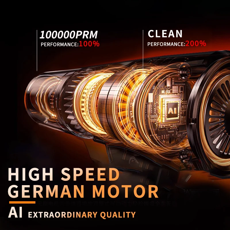 CENRR 895000PA Автомобильный пылесос Беспроводной мощный беспроводной автомобильный пылесос Ручной портативный автомобильный пылесос