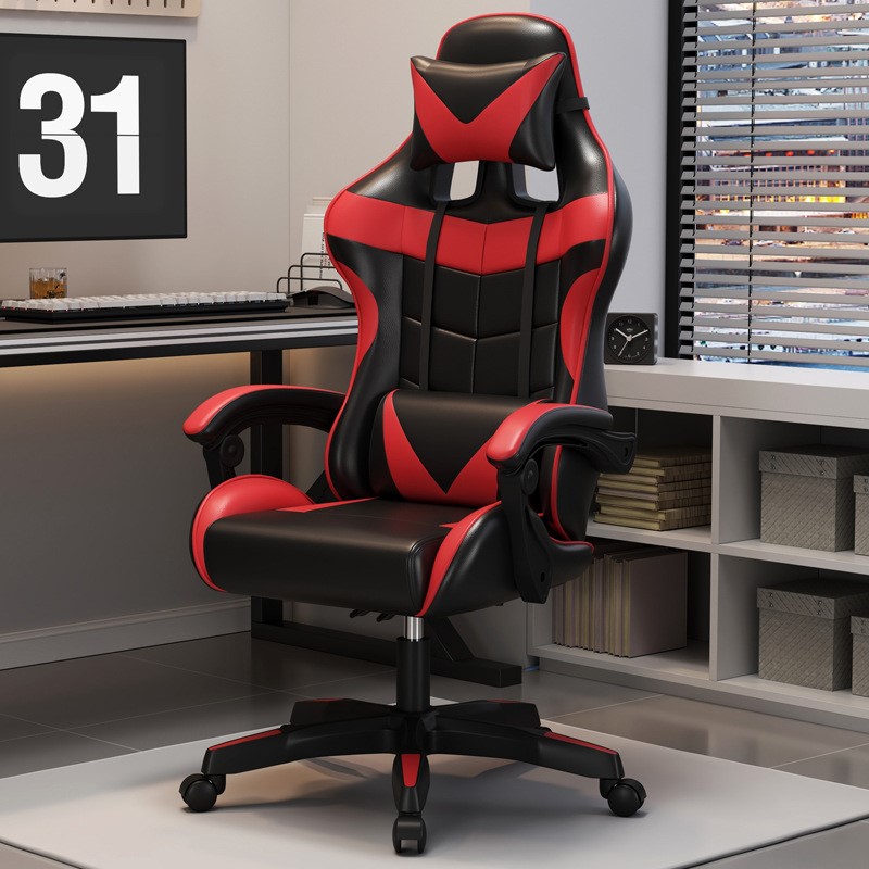 Gaming Chair Home Internet Cafe Computer Swivel Chair Elastic Office Princess Broadcast Swivel Chair Sedia Gaming Home Camping