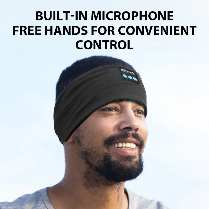 スポーツヘッドバンドワイヤレス Bluetooth ヘッドフォンヘッドバンド睡眠音楽アイマスクソフト弾性ヨガヘアバンド屋外スウェットバンド