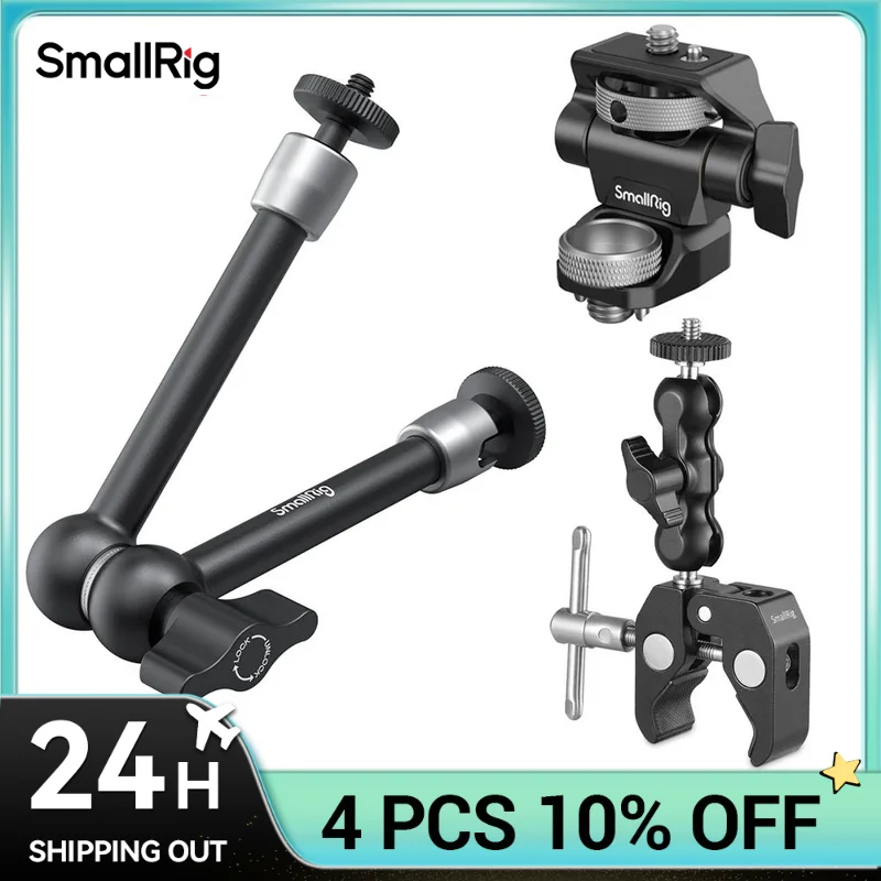 Регулируемый держатель монитора для DSLR-камеры SmallRig, регулируемое крепление для монитора с поворотом и наклоном, с креплением в стиле ARRI 2903