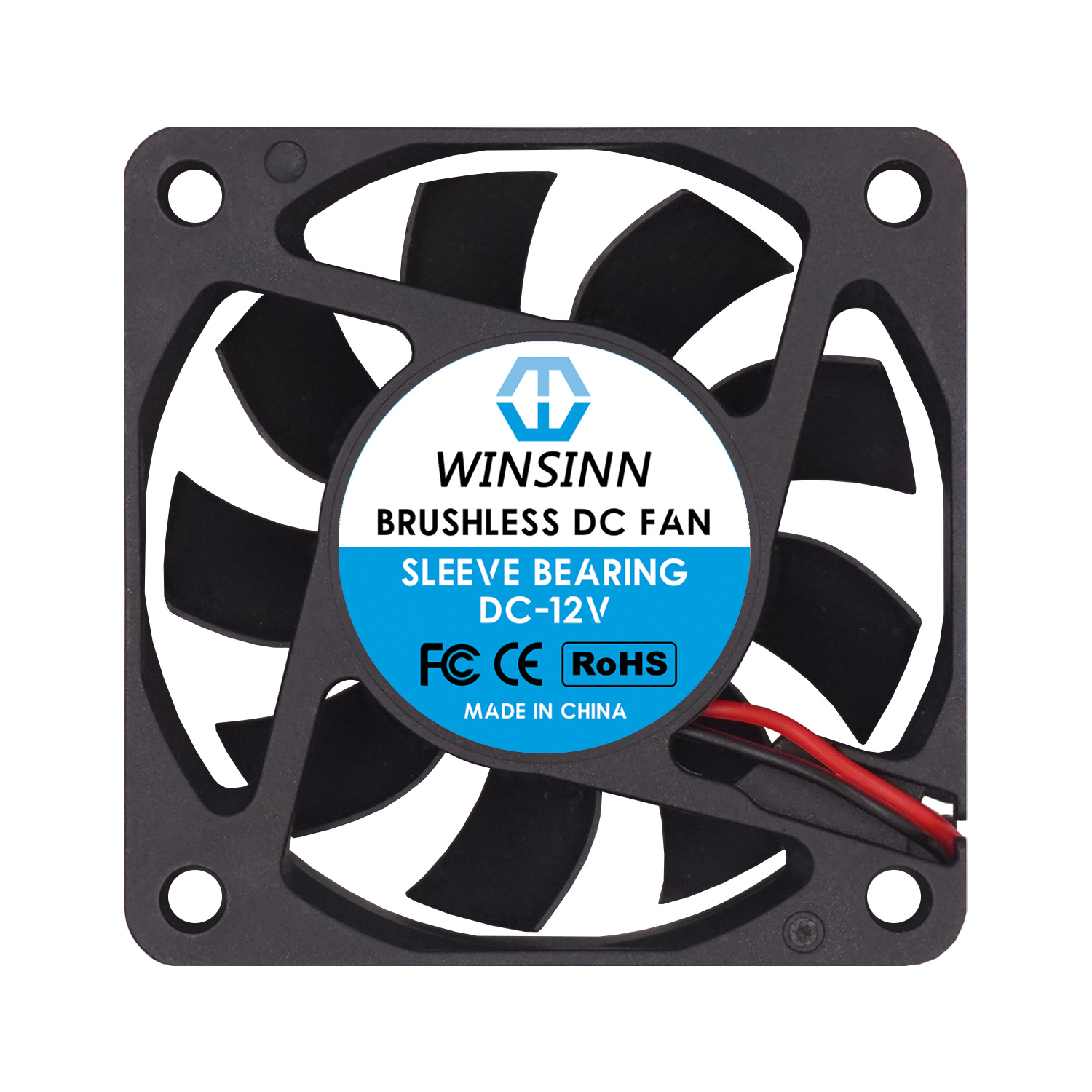 WINSINN 6015 60mm ファン DC 5V 12V 24V スリーブ/デュアルボールベアリング ブラシレス冷却 60x15mm 2PIN