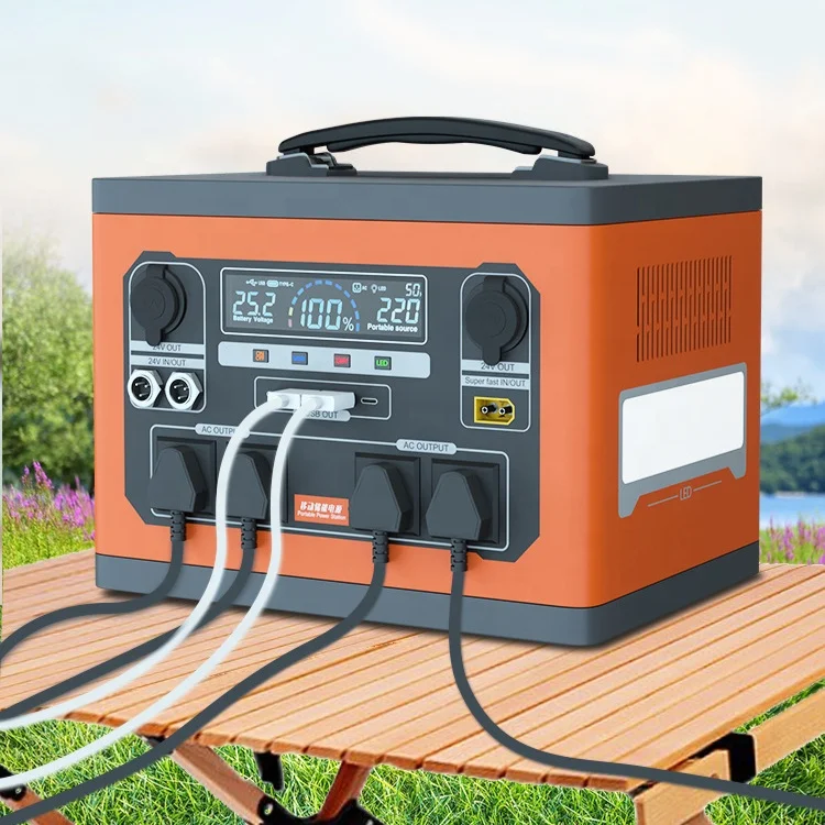 太陽光発電および充電式発電所、ポータブル発電所、アウトドアアクティビティ電源、400w〜1500w