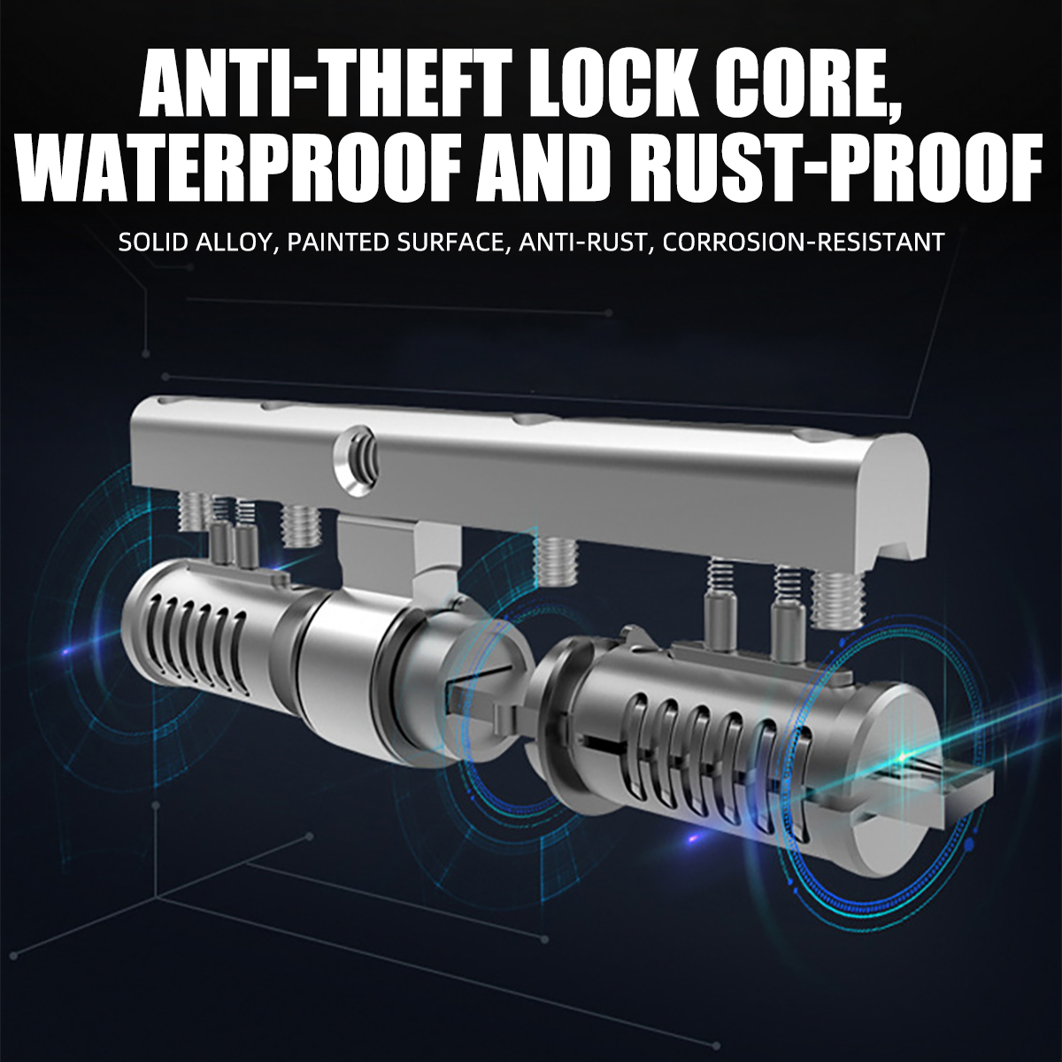 Bike Wheel Disc Brake Lock Safety Antitheft Lock for Motorcycle Scooter Disc Brakes Wheel Locker Motorcycle Accessories