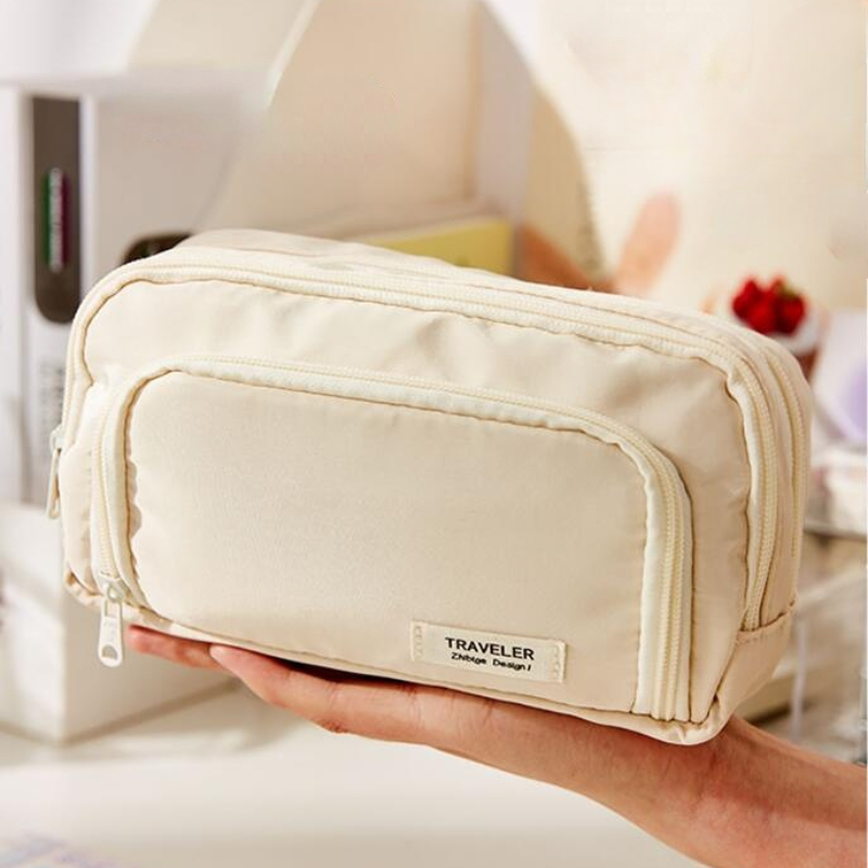 Back To School Large Capacity Pencil Cases Bag Aesthetic School Cases Girl Stationery Holder Children Students School Supplies